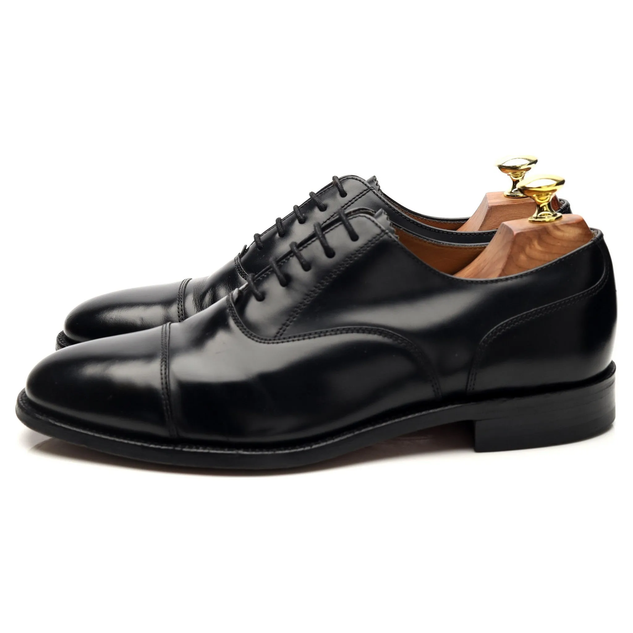 '200' Black Leather Oxford UK 7.5 G