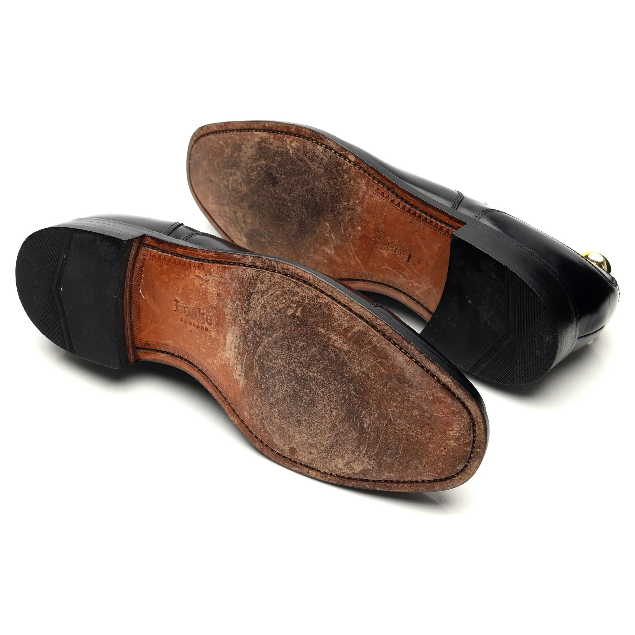 '200' Black Leather Oxford UK 7.5 G
