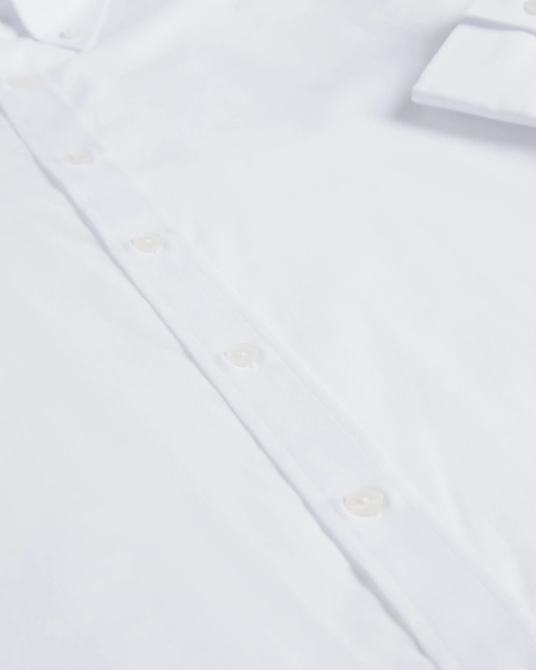Allardo Long Sleeve Regular Premium Oxford Shirt White