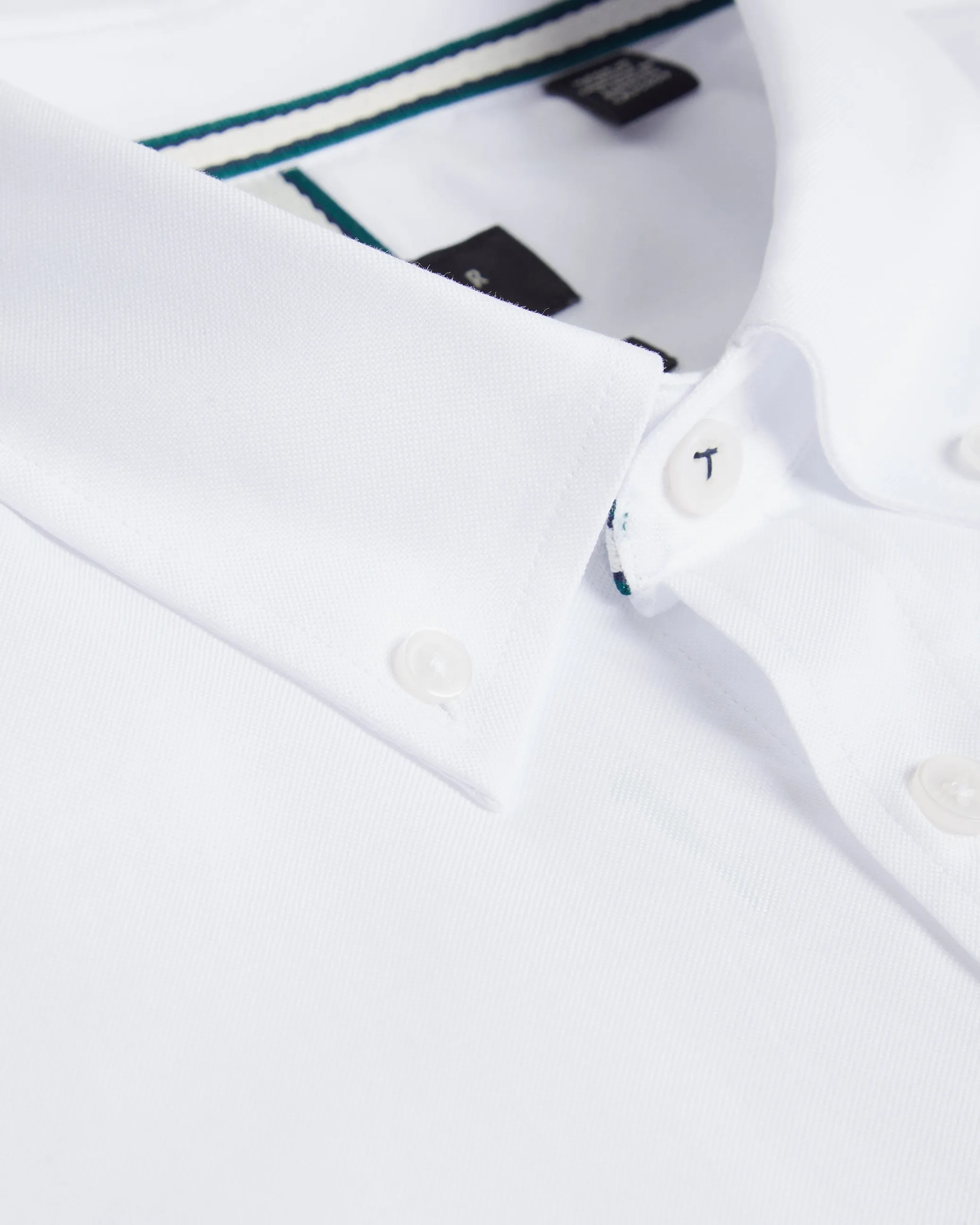 Allardo Long Sleeve Regular Premium Oxford Shirt White
