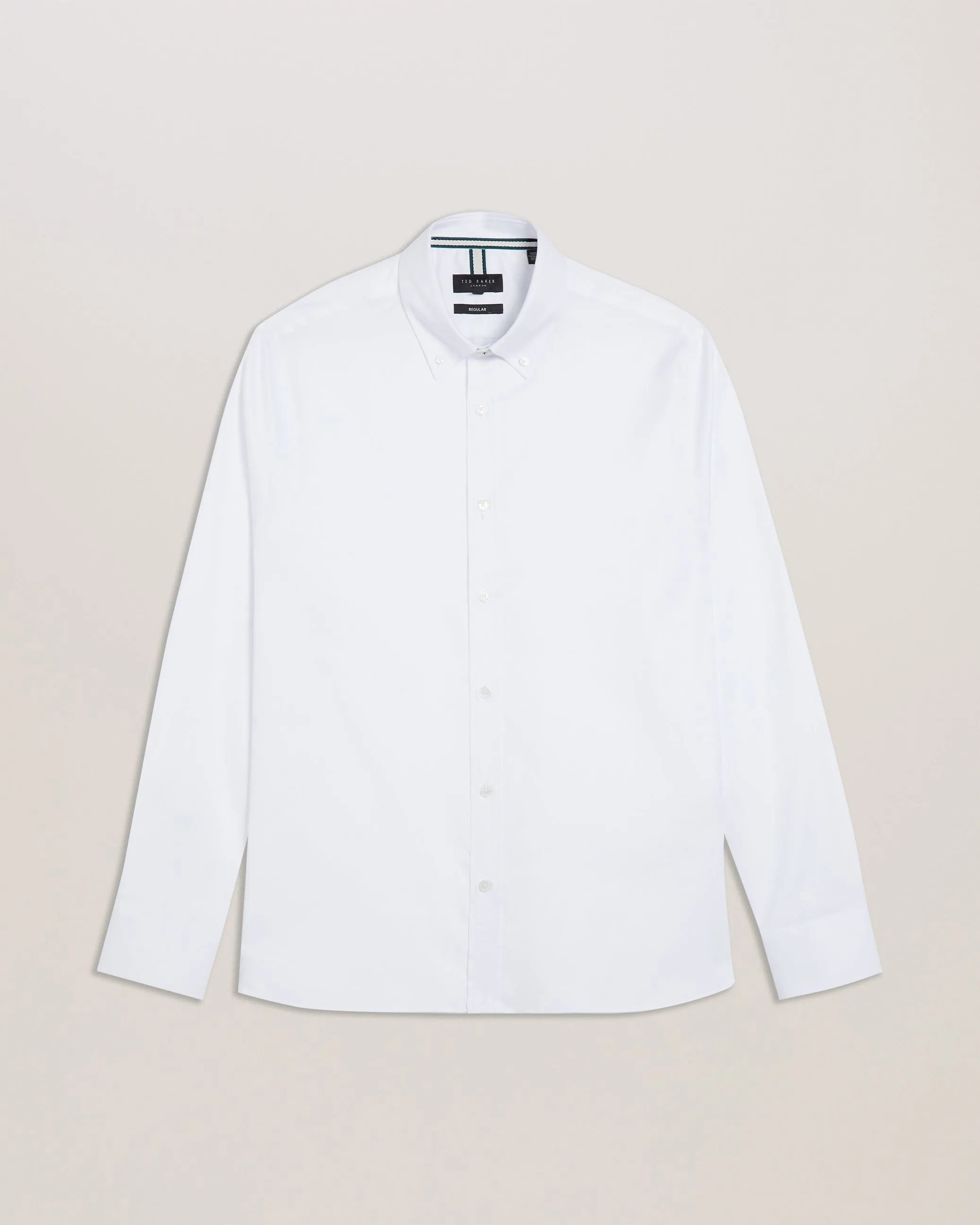 Allardo Long Sleeve Regular Premium Oxford Shirt White