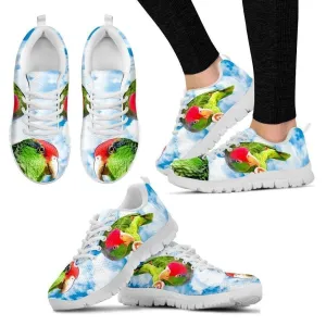 Amazon Red Headed Parrot Print Running Shoes For Women-Free Shipping