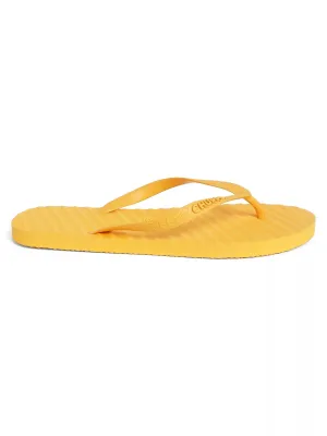 Banana Leaf Monocrome Yellow Flipflops