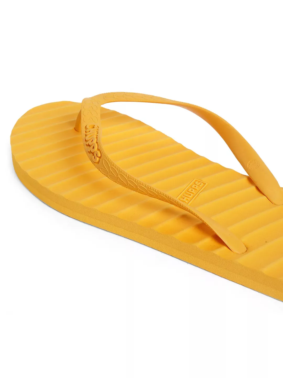 Banana Leaf Monocrome Yellow Flipflops