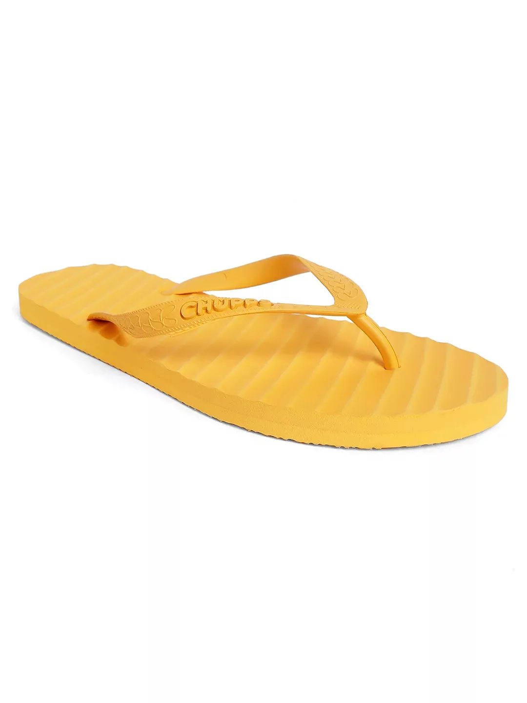 Banana Leaf Monocrome Yellow Flipflops
