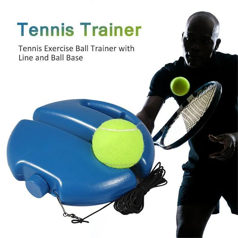 Baseboard Tennis Cloud-based Tool - Trainer™ Certified Training Ball Rebound Device Sport Tennis Sparring Exercise