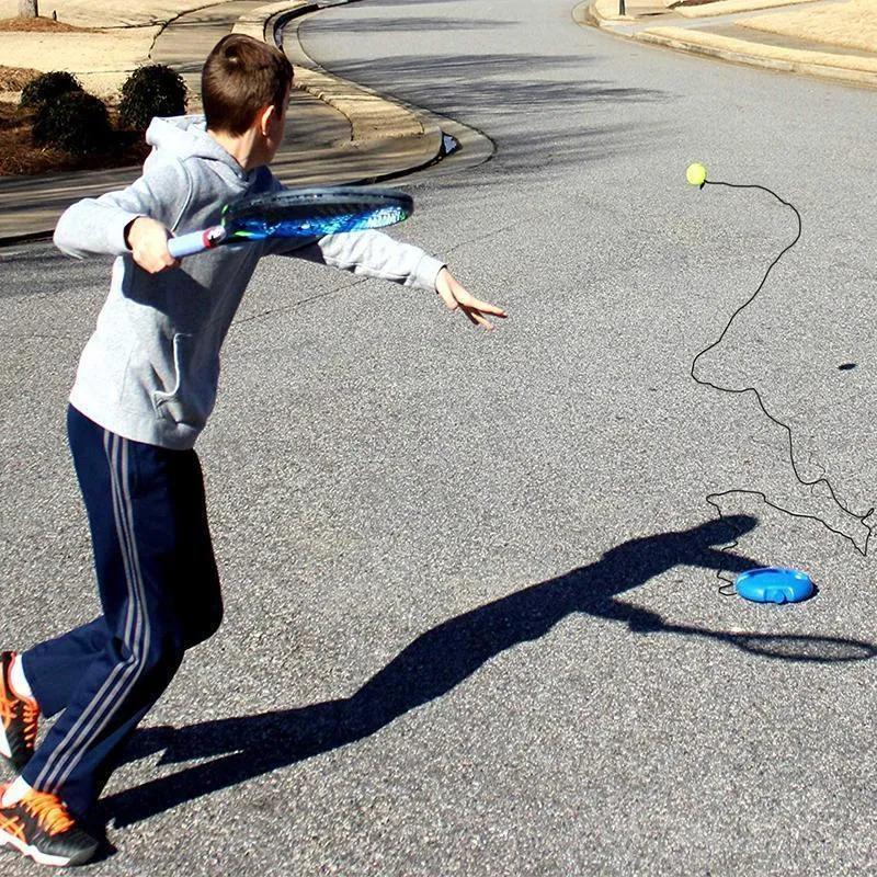 Baseboard Tennis Cloud-based Tool - Trainer™ Certified Training Ball Rebound Device Sport Tennis Sparring Exercise