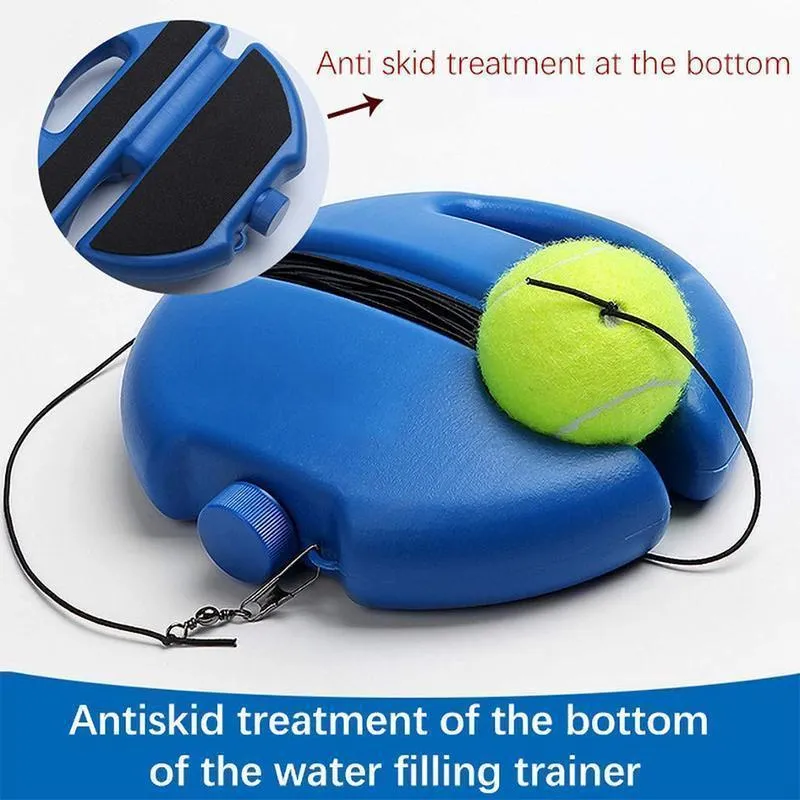 Baseboard Tennis Cloud-based Tool - Trainer™ Certified Training Ball Rebound Device Sport Tennis Sparring Exercise