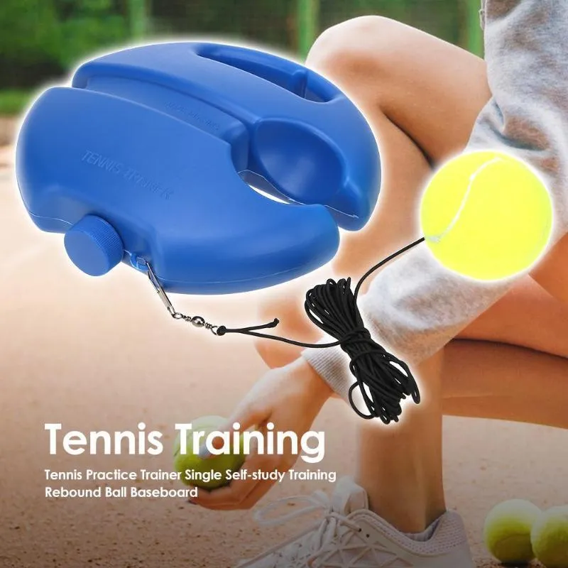 Baseboard Tennis Cloud-based Tool - Trainer™ Certified Training Ball Rebound Device Sport Tennis Sparring Exercise