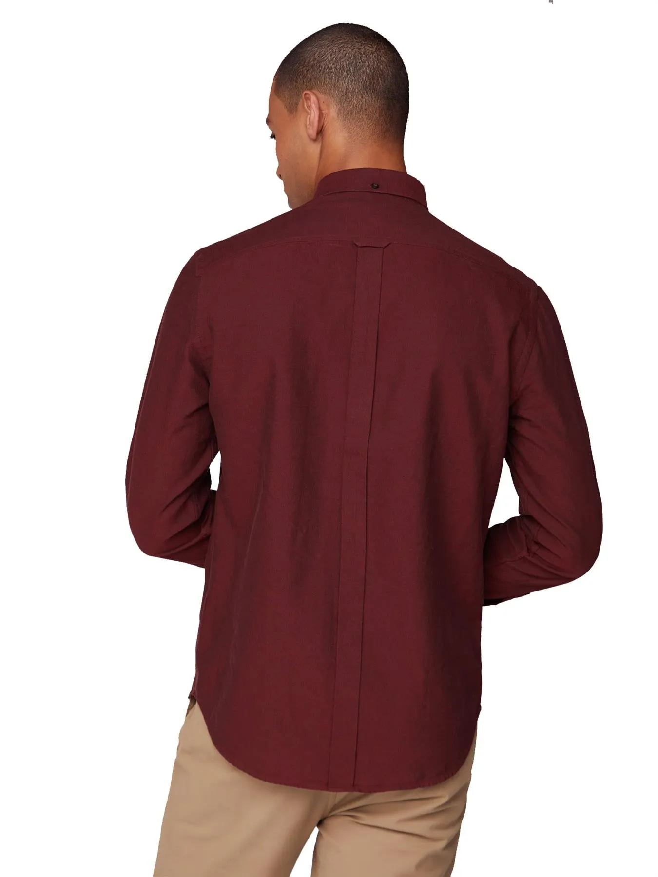 Ben Sherman Men's Big Size Long Sleeve Classic Oxford Cotton Shirt XXL-5XL