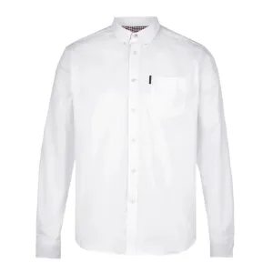 Ben Sherman Men's Big Size Long Sleeve Classic Oxford Cotton Shirt XXL-5XL