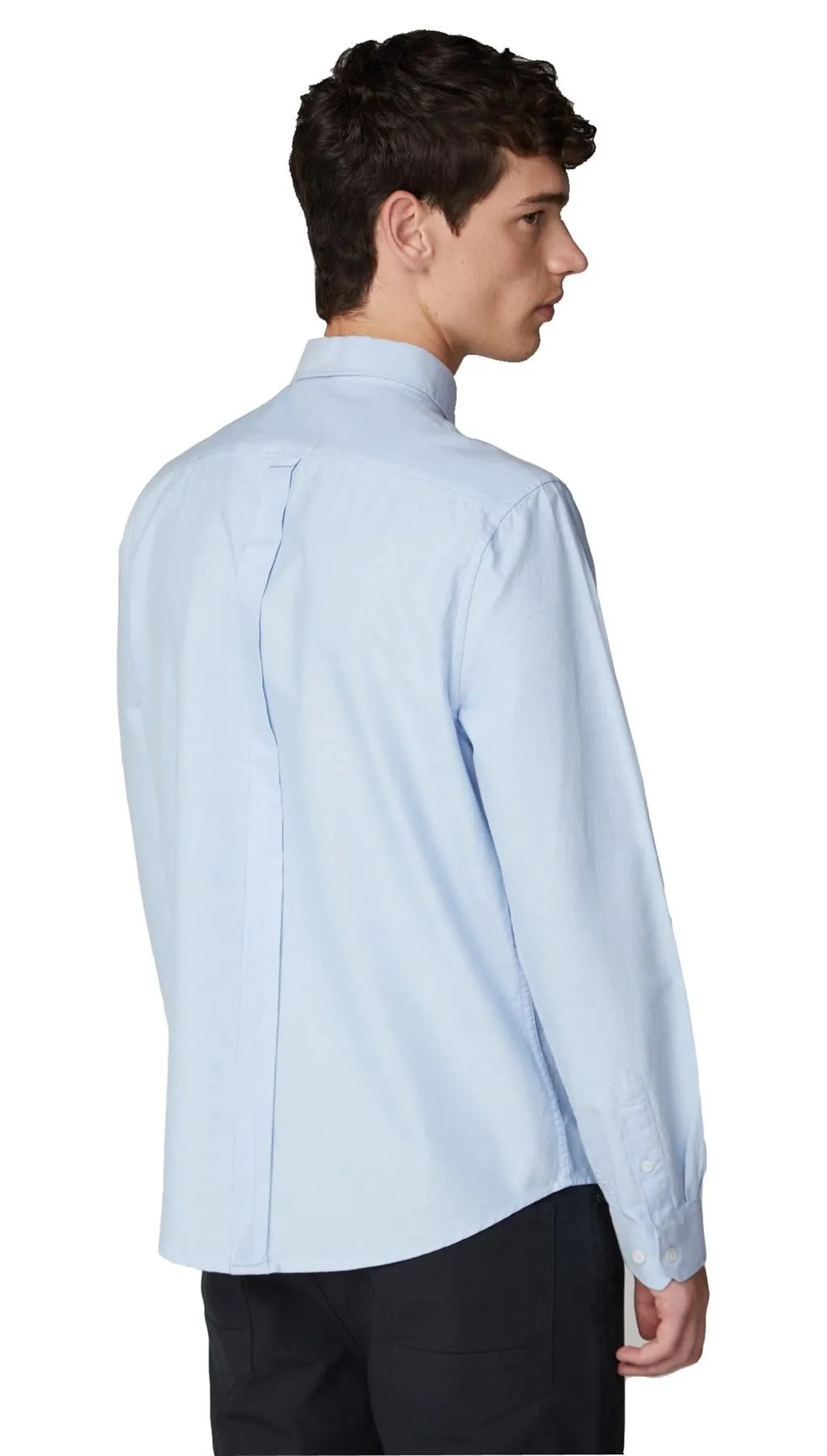 Ben Sherman Men's Big Size Long Sleeve Classic Oxford Cotton Shirt XXL-5XL