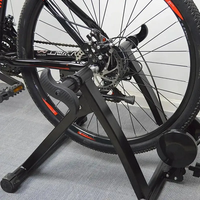 Bike Trainer Steel Ultra Silent Bicycle TrainerMagnetic Flywheel Cycling Trainer Stand Bicycle Accessories Turn Your Bike