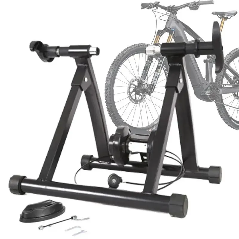 Bike Trainer Steel Ultra Silent Bicycle TrainerMagnetic Flywheel Cycling Trainer Stand Bicycle Accessories Turn Your Bike