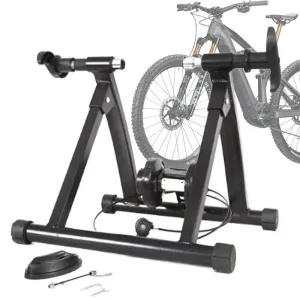 Bike Trainer Steel Ultra Silent Bicycle TrainerMagnetic Flywheel Cycling Trainer Stand Bicycle Accessories Turn Your Bike
