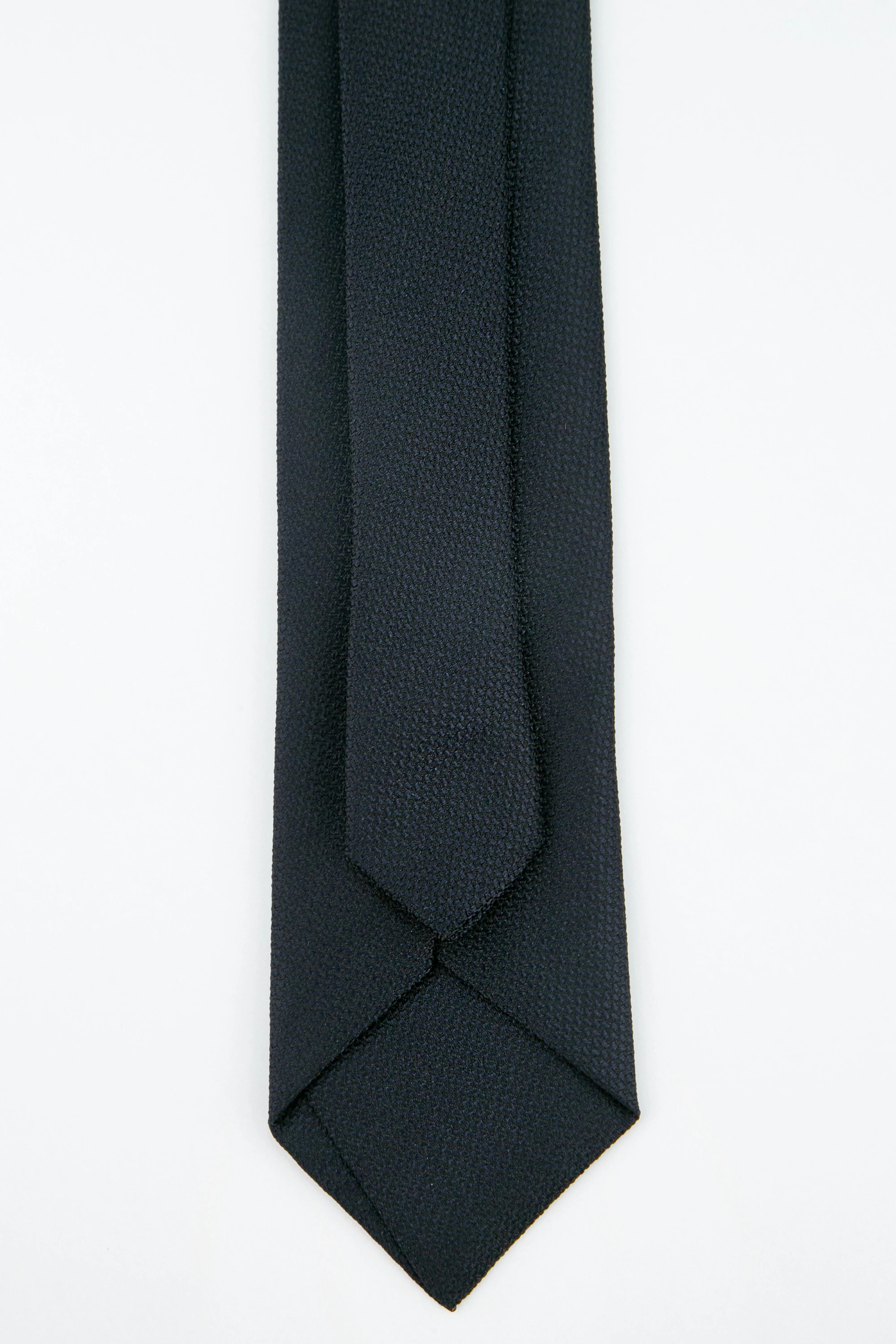 Boys' Oxford Weave Slim Tie Formal Neckwear - Navy Blue
