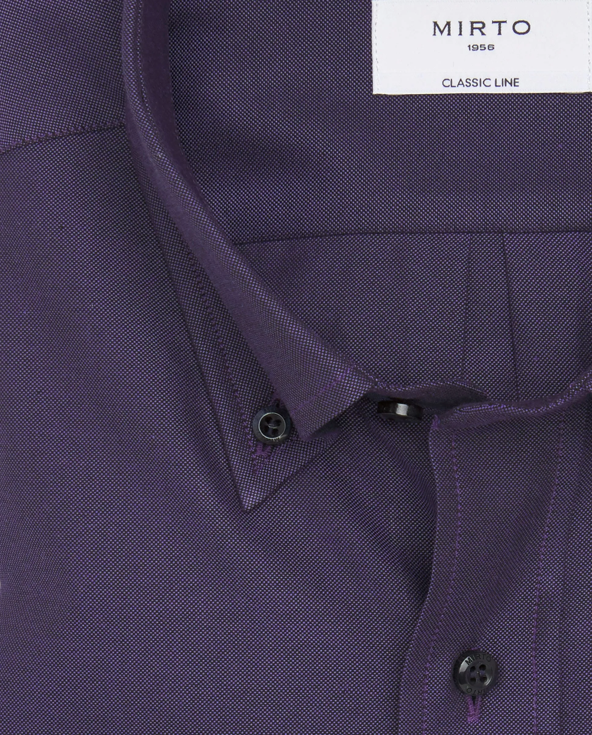 Camisa casual algodón oxford morado