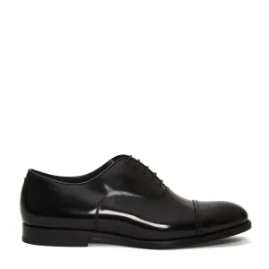 Cap Toe Oxford Shoes With Polished Finish