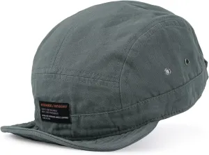 CLAPE Short Brim Baseball Cap 5 Panel Hat Soft Short Bill Trucker Cap Flat Snapback Hats Casual Outdoor Fitted Cap Dad Hats