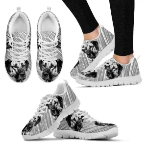 Customized Dog Print Shoes For Women-Free Shipping-Designed By Elisabeth Von Buchwaldt