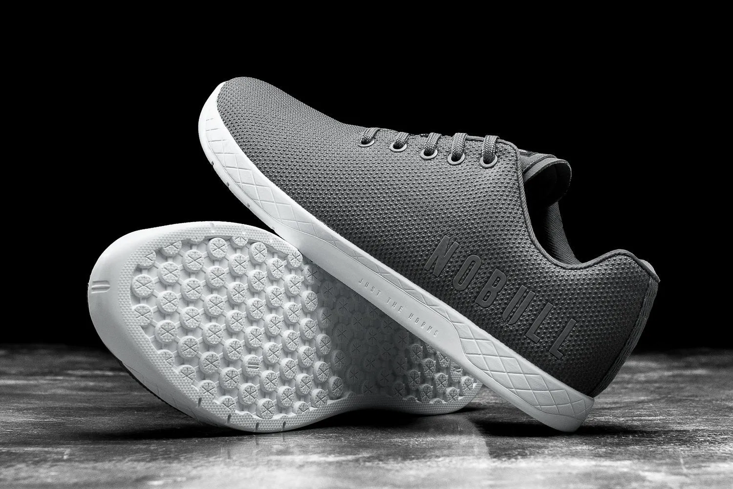 DARK GREY WHITE TRAINER (MEN'S)