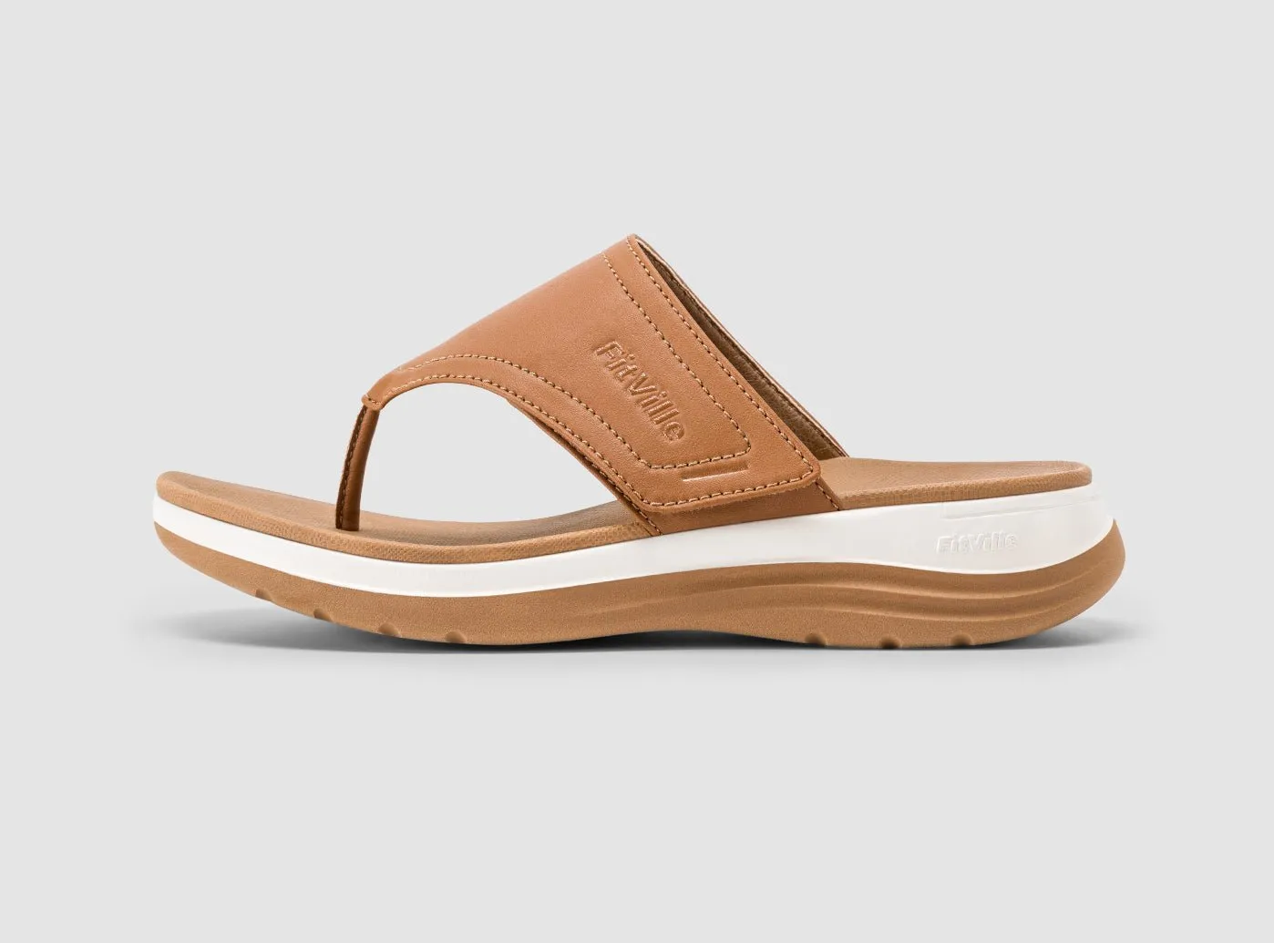 FitVille Women's Queenesque Flip Flop V1