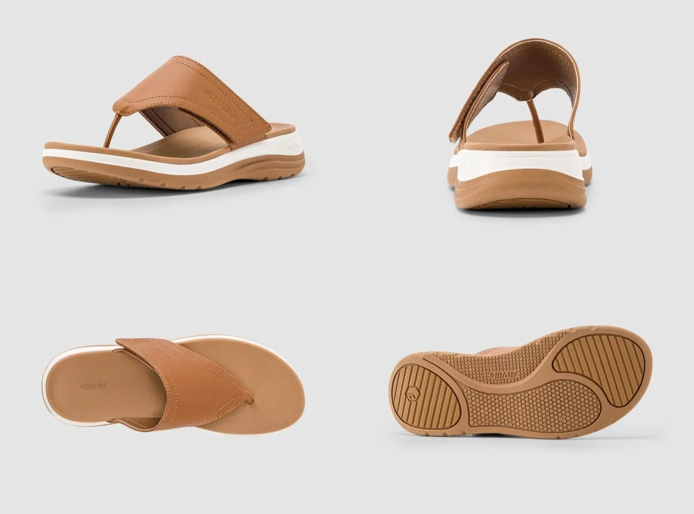 FitVille Women's Queenesque Flip Flop V1