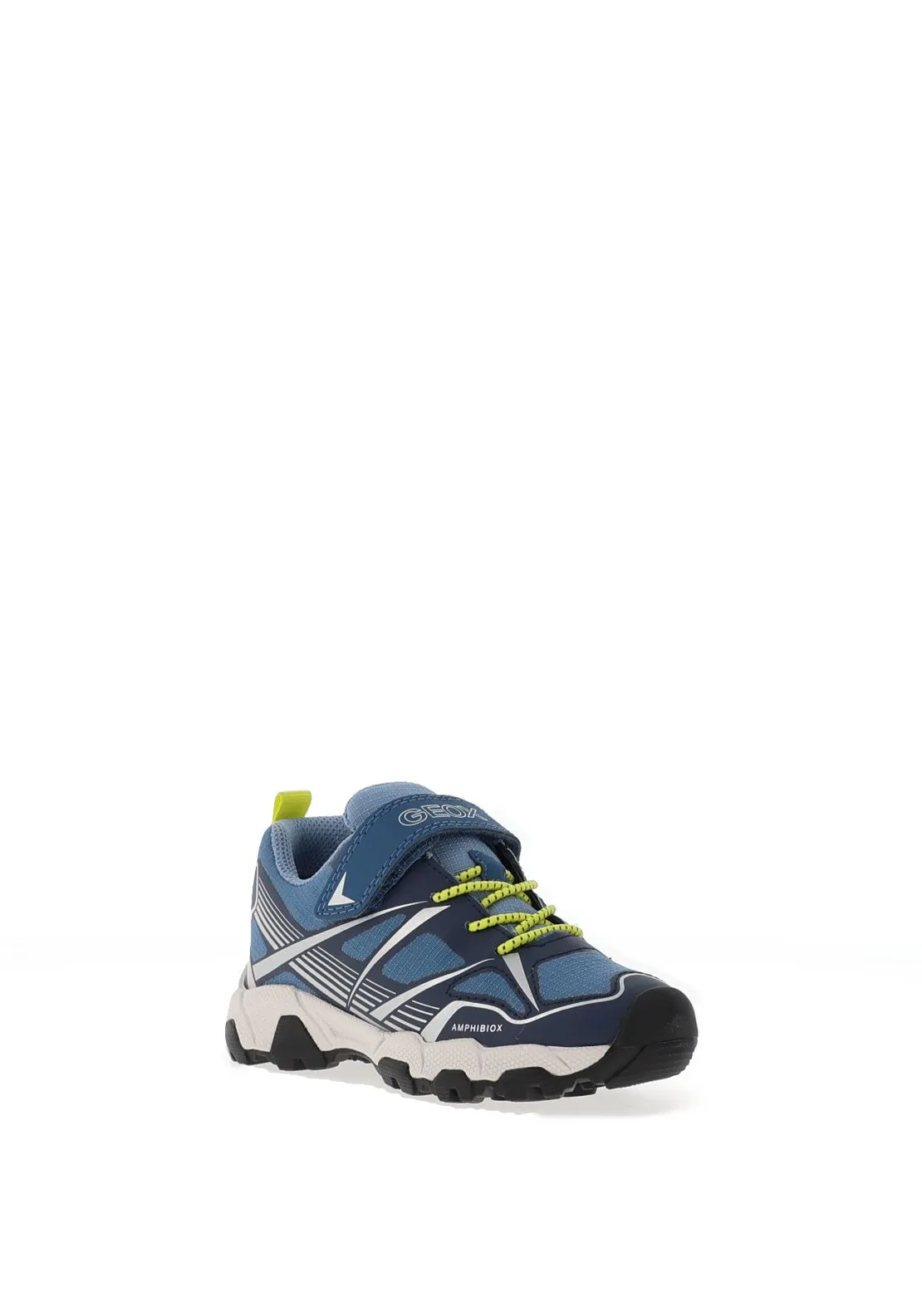 Geox Boy Magnestar Waterproof Trainer, Navy
