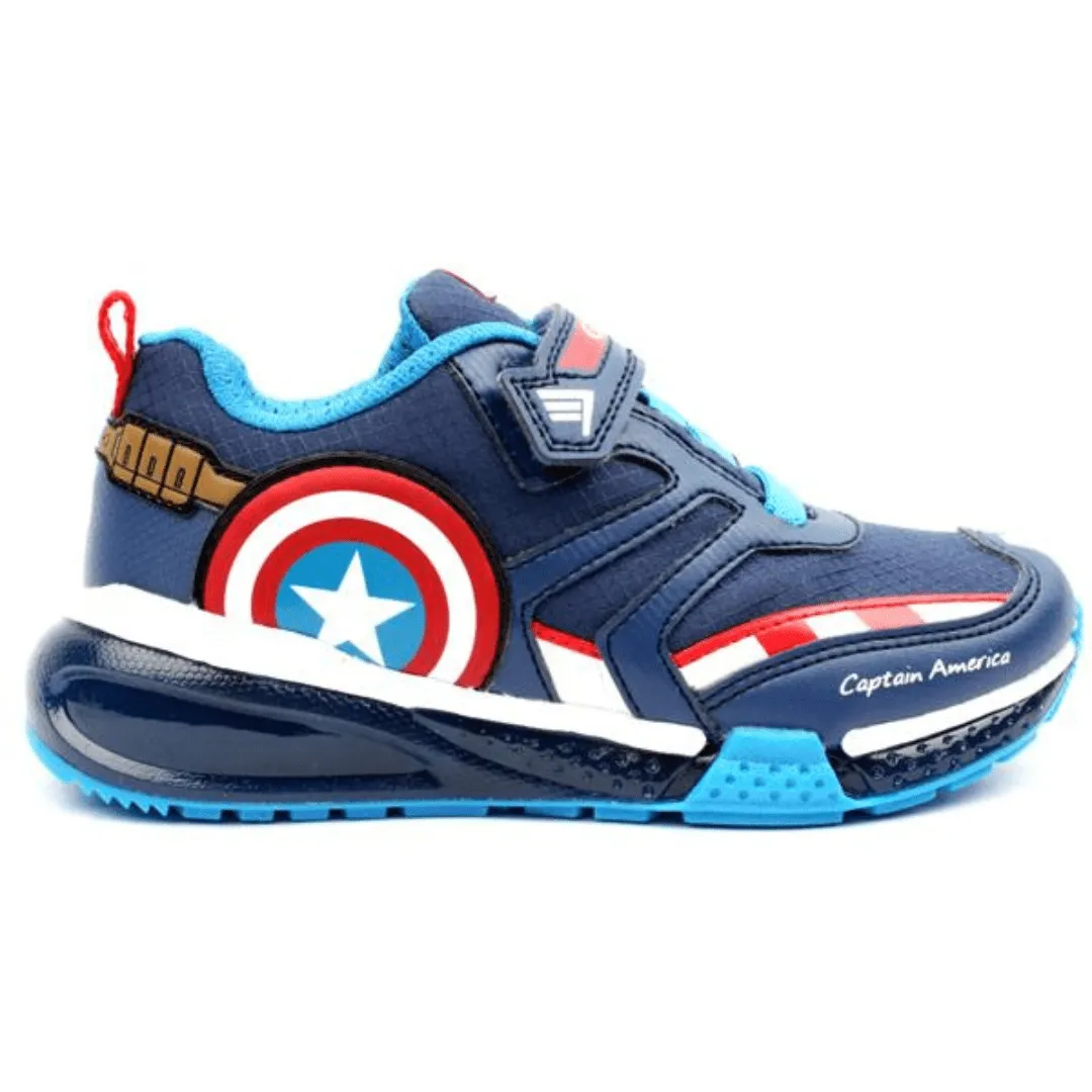 Geox Captain America Boys Runner - Navy / Red