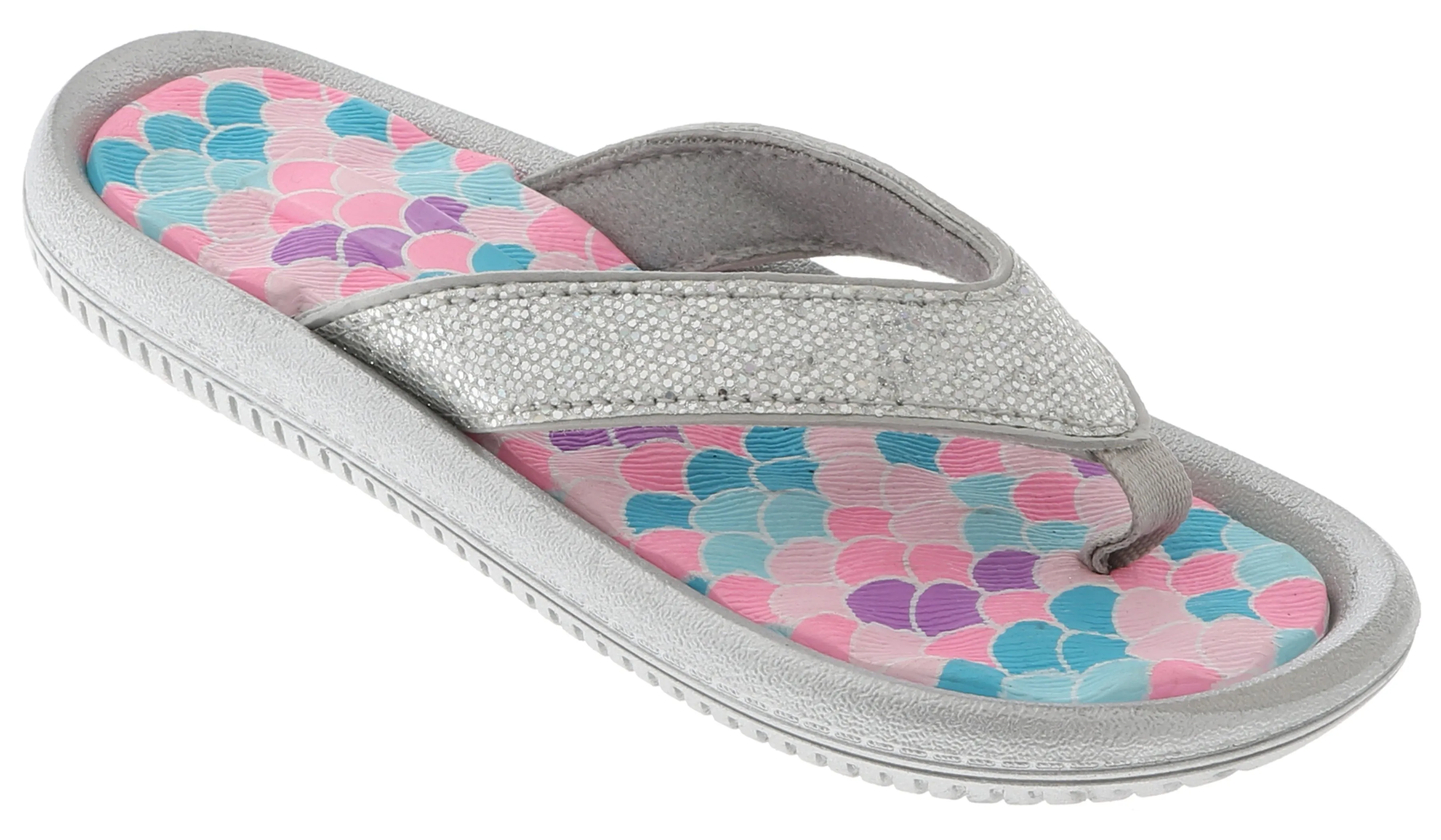 Girls Glitter Mermaid Flip Flop