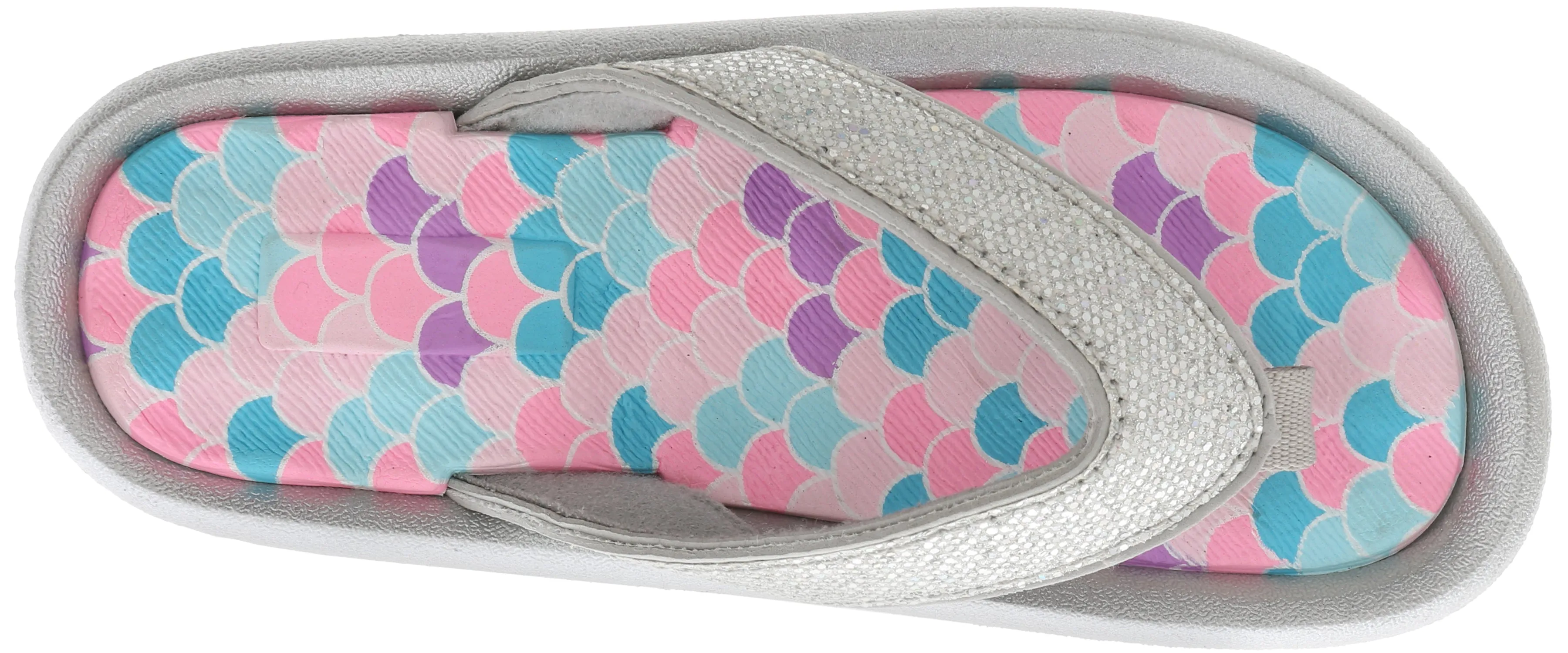 Girls Glitter Mermaid Flip Flop