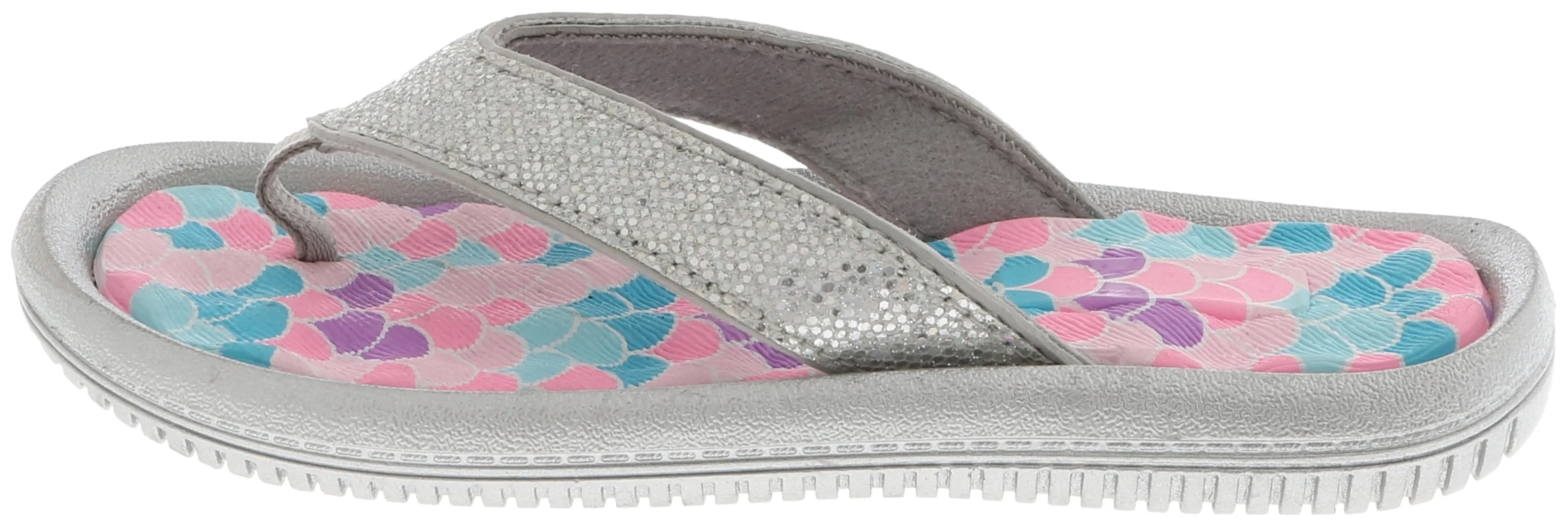 Girls Glitter Mermaid Flip Flop