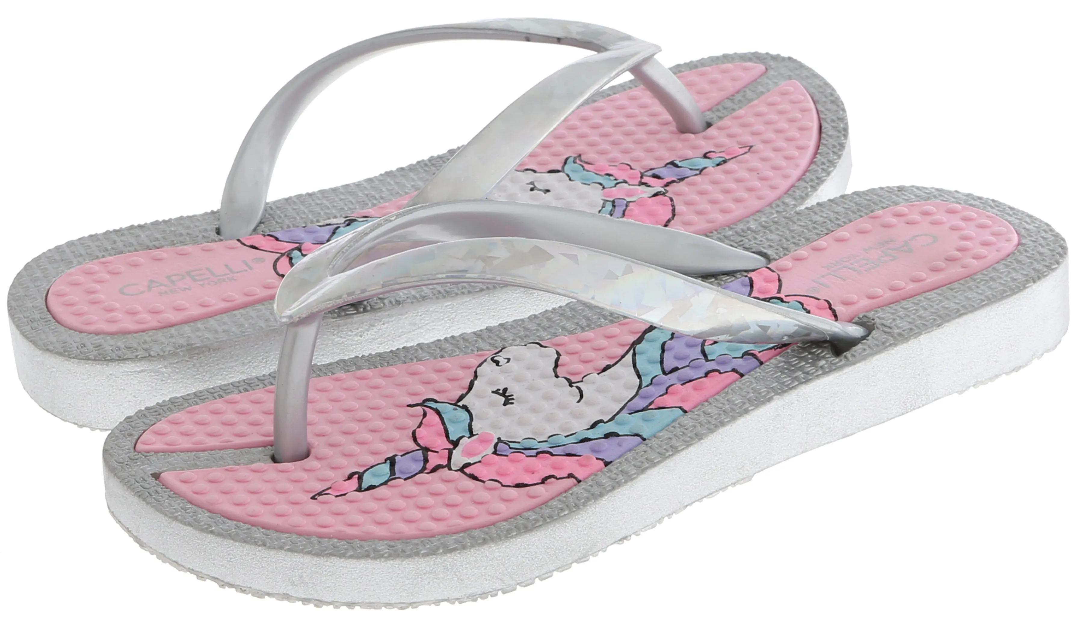 Girls Glitter Upper Unicorn Flip Flop
