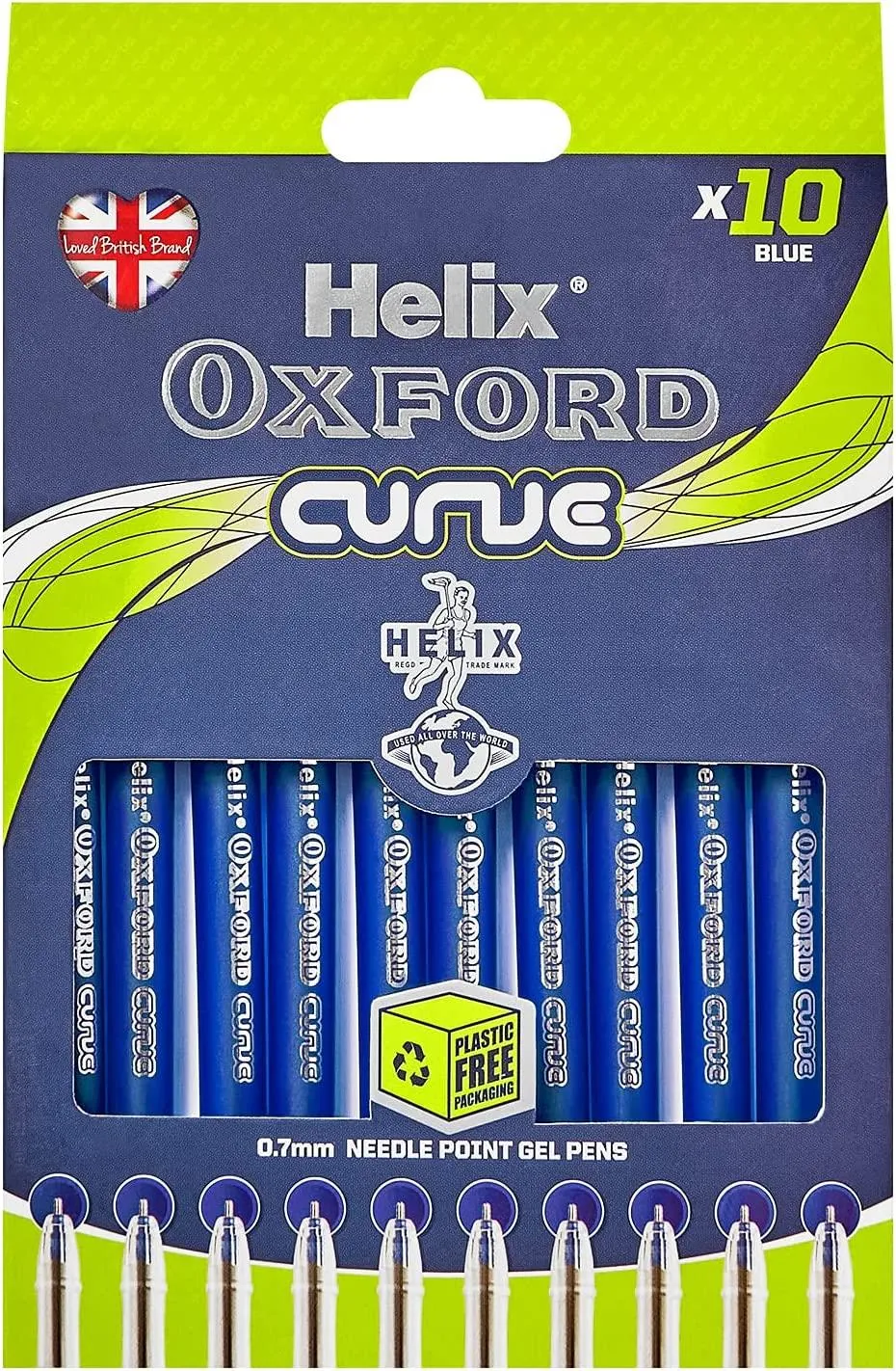Helix Oxford Curve Pens - Assorted Colours