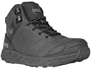 Hoss Boots Mens Buster Hi Composite toe Black Textile Work Boots