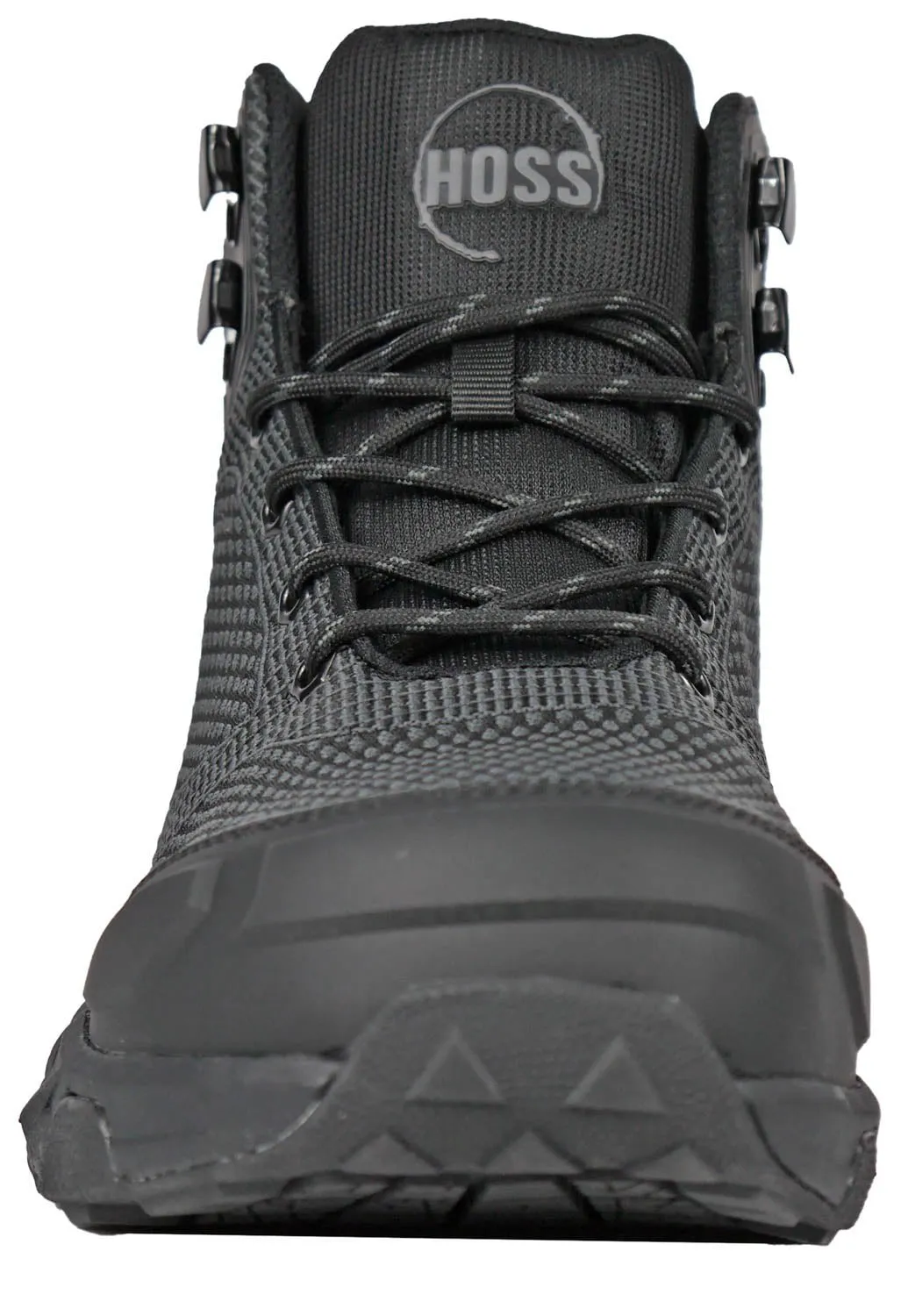 Hoss Boots Mens Buster Hi Composite toe Black Textile Work Boots