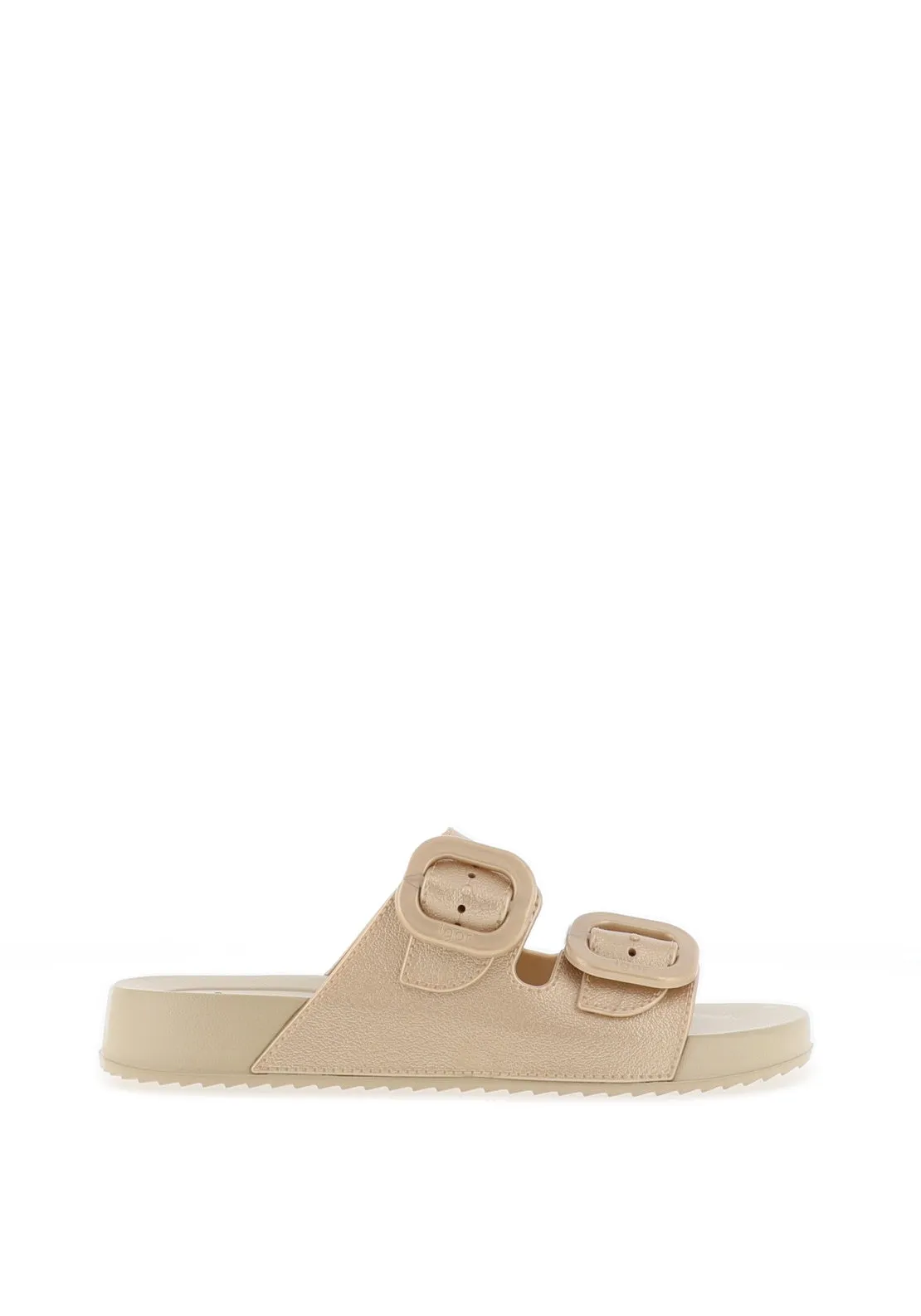 Igor Havana Metallic Mule Sandals, Gold