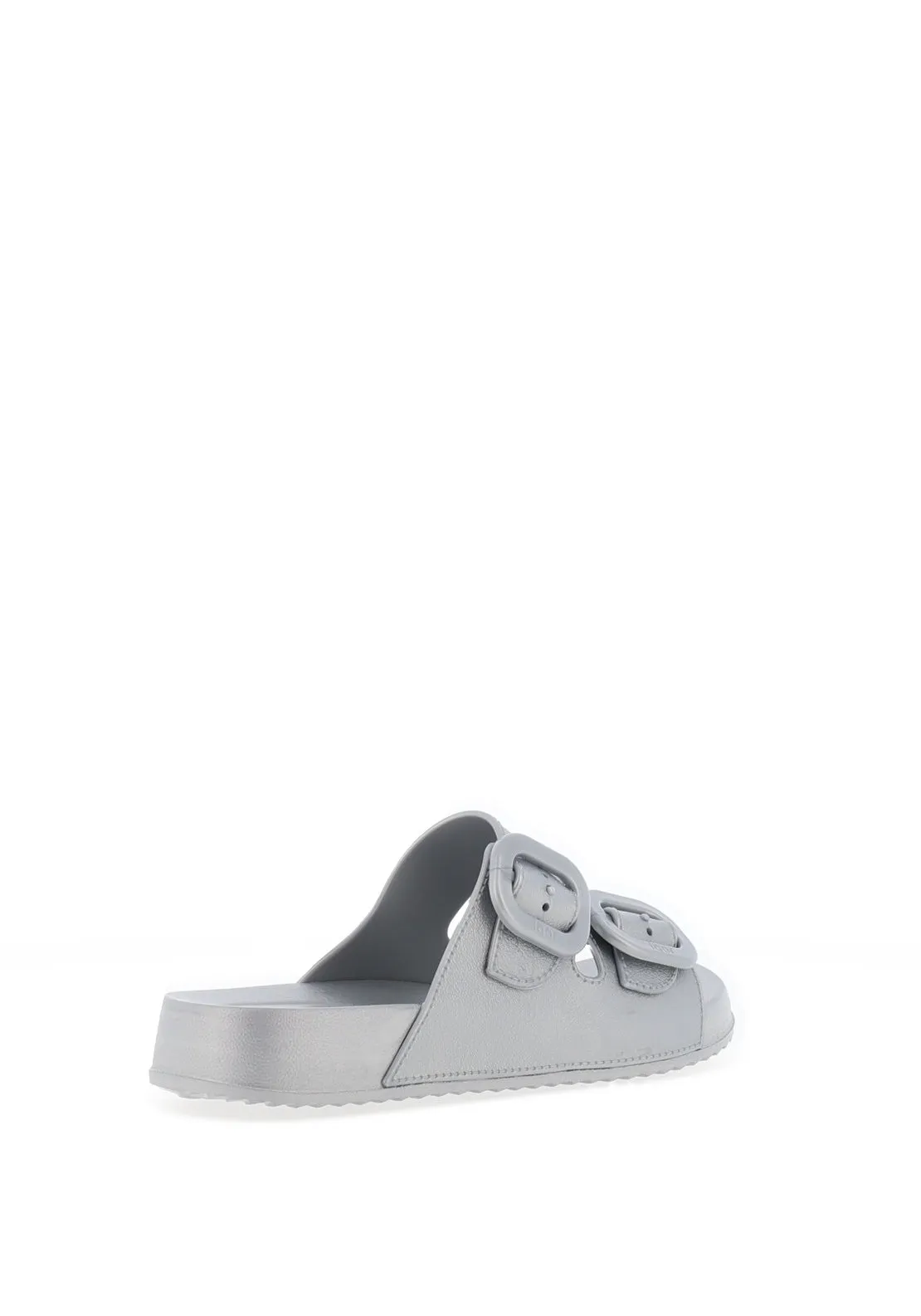 Igor Havana Metallic Mule Sandals, Silver