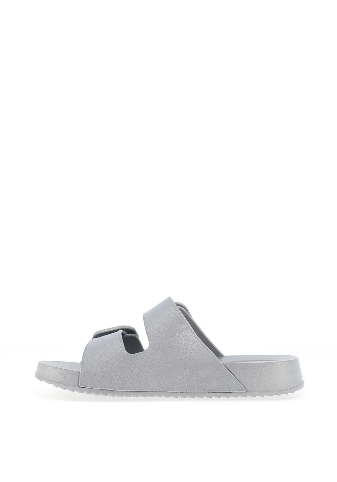 Igor Havana Metallic Mule Sandals, Silver