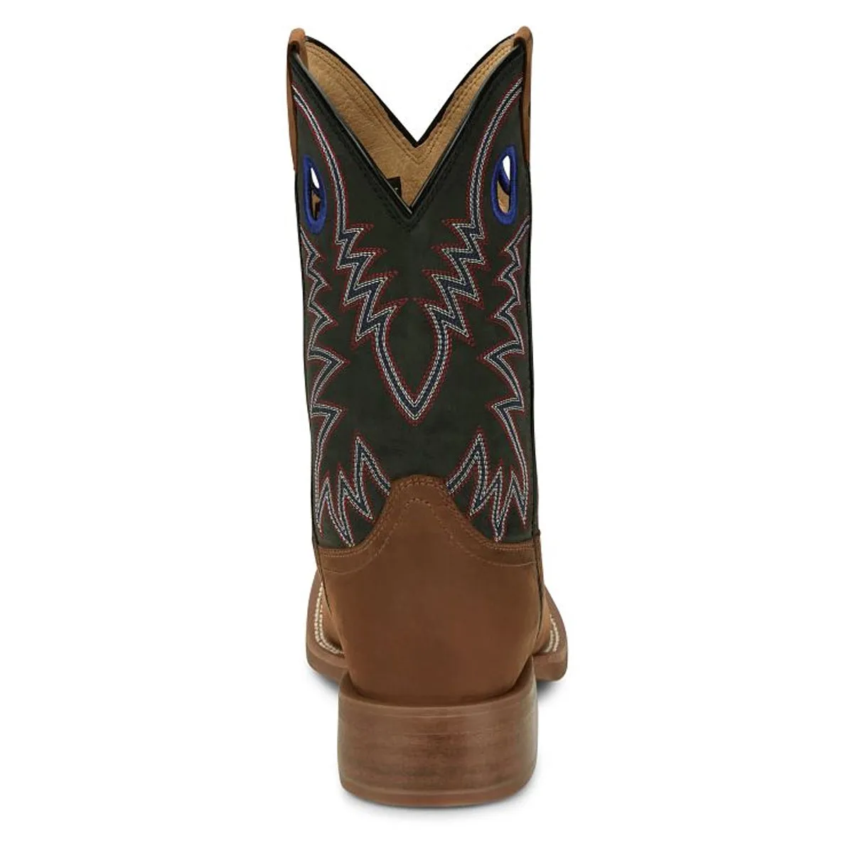 Justin Back Men Footwar Cowboy/Western Show Stopper 11" Western Color Pecan (#FN7121)