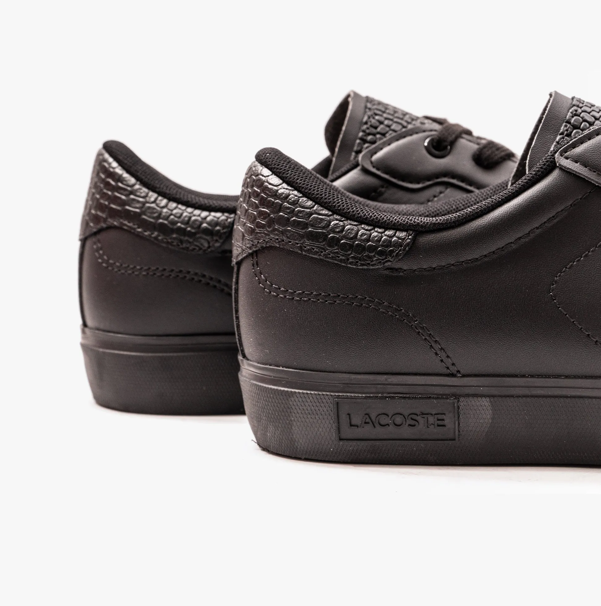 Lacoste POWERCOURT Mens Trainers Black