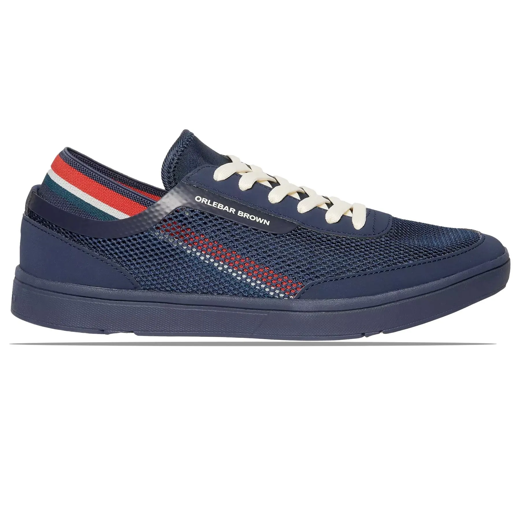 Larson Navy OB Stripe Shoe You Can Swim In