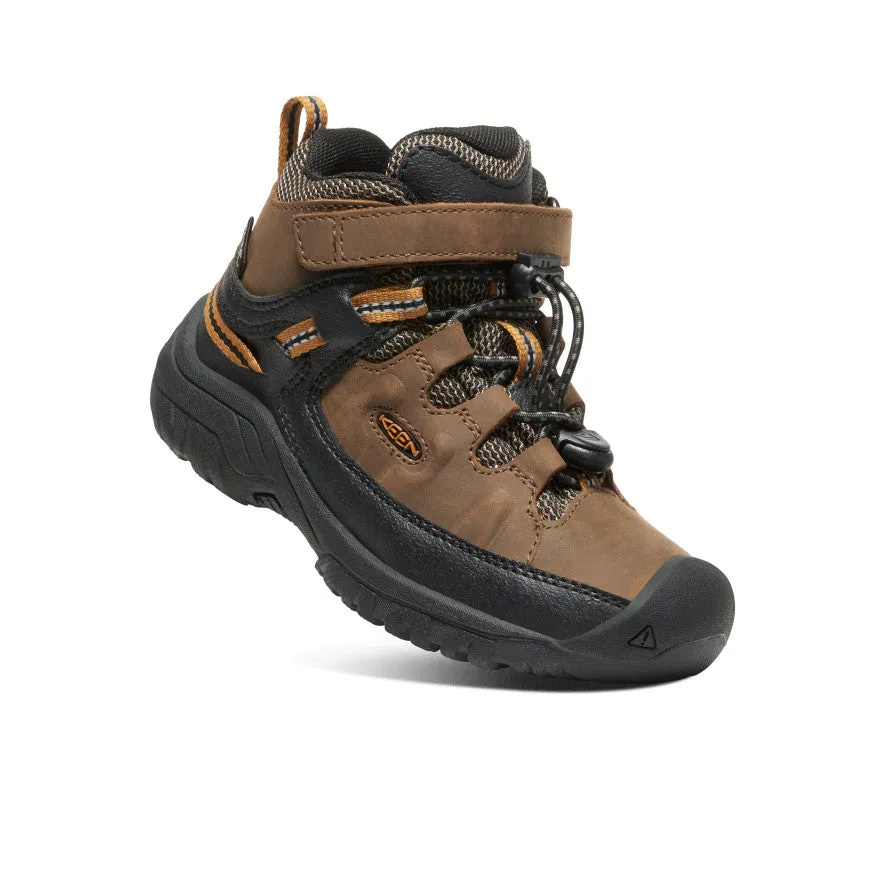 Little Kids' Targhee Waterproof Boot - Dark Earth/Golden Brown