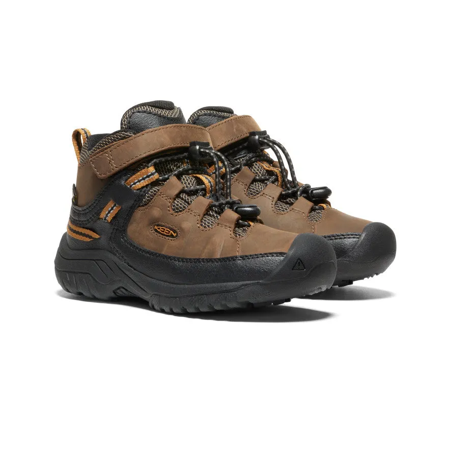 Little Kids' Targhee Waterproof Boot - Dark Earth/Golden Brown
