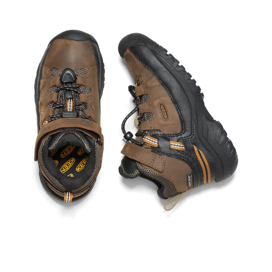 Little Kids' Targhee Waterproof Boot - Dark Earth/Golden Brown