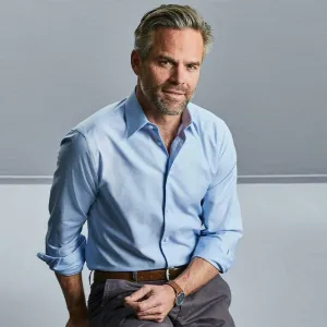 Long Sleeve Easycare Tailored Oxford Shirt