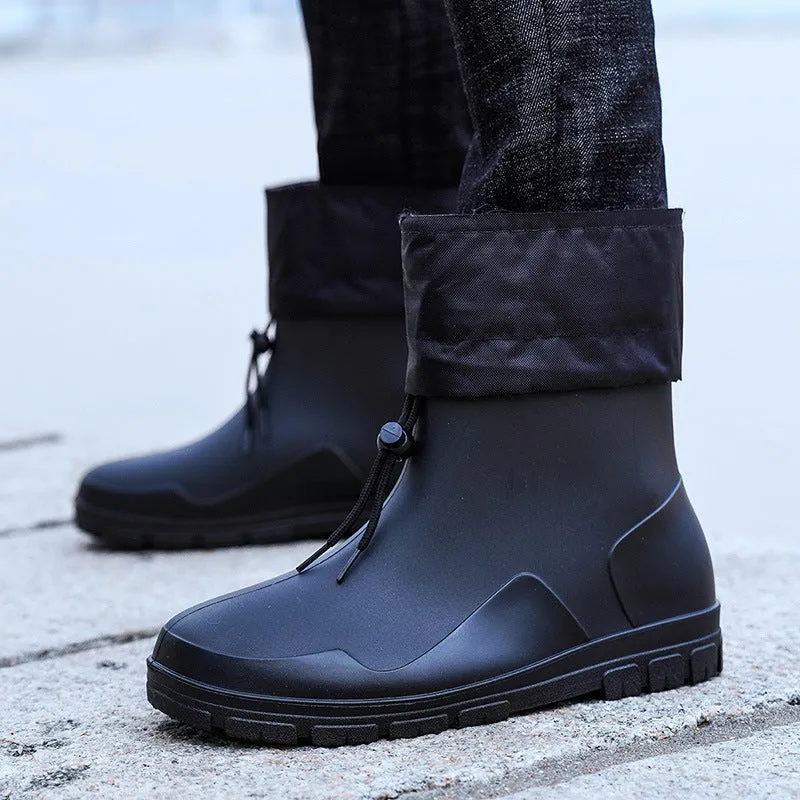 Men's High-Top Waterproof Rain Boot