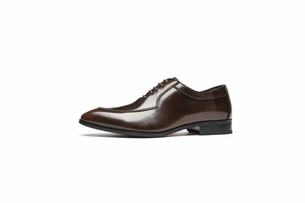 Men's Plain Oxford Shoes (Brown, Coffee)