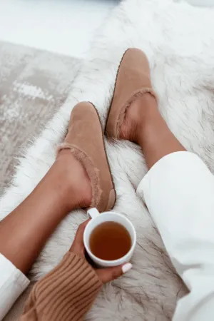Monch Sheepskin Slipper Camel
