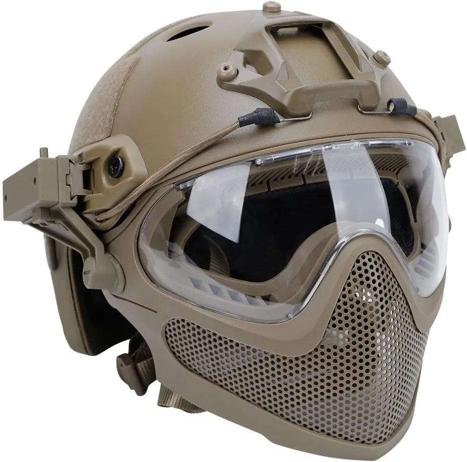 Navigator Tactical Helmet   GPNVG18 4-Tube Binocular Night Vision Device (NVD)  Night Vision Device Stand -Black/L